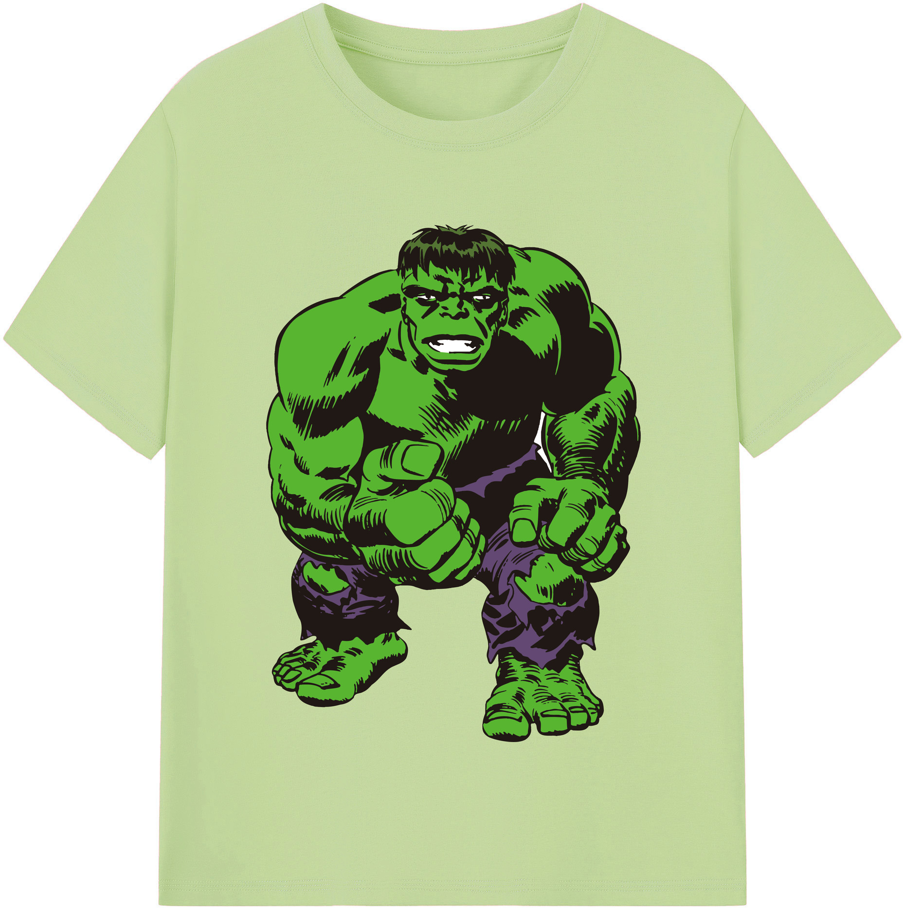 （画像用） アベンジャーズ The Avengers 綿100％半袖Tシャツ（フロントプリント）